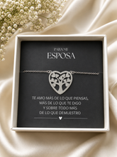 Cargar imagen en el visor de la galería, Collar Árbolito de la Vida corazón