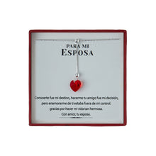 Cargar imagen en el visor de la galería, Collar Corazón Cautivo
