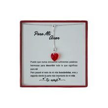 Cargar imagen en el visor de la galería, Collar Corazón Cautivo