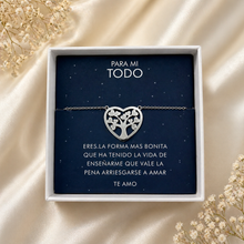 Cargar imagen en el visor de la galería, Collar Árbolito de la Vida corazón