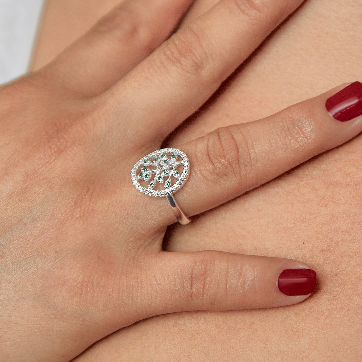 Anillo ajustable | árbolito de la vida