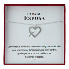 Cargar imagen en el visor de la galería, Collar Corazón Viajero