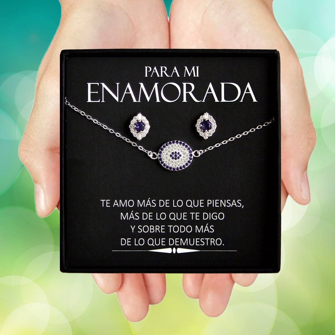 Set Pulsera + Aretes | Ojo Turco 🧿