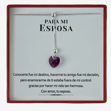 Cargar imagen en el visor de la galería, Collar Corazón Cautivo