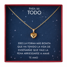 Cargar imagen en el visor de la galería, Collar Corazón Minimalista
